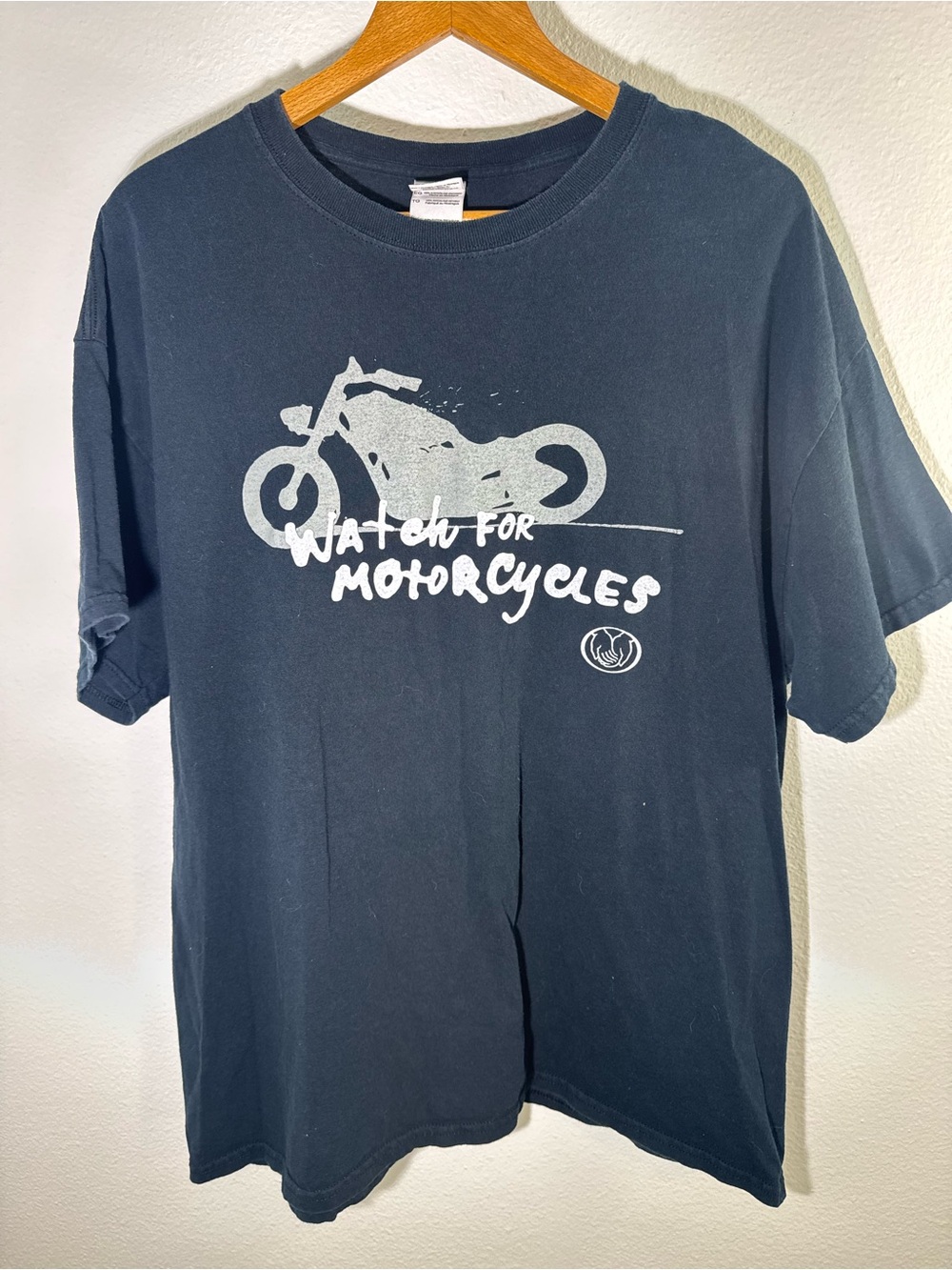 Y2K Watch for Motorcycles Graphic Tee - Black